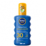 Nivea Sunscreen Spray Protection and Moisturizing SPF 30 200ml - image-0